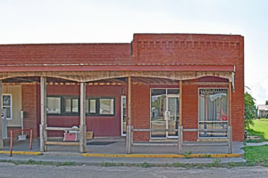 Business building in Albert, Kansas by Kathy Alexander.