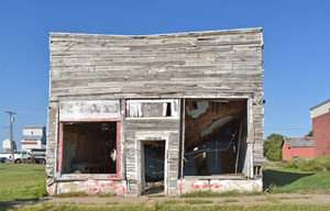 Old business building in Beaver, Kansas by Kathy Alexander.