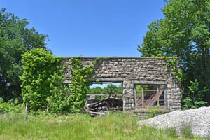 Old business building in Bush City, Kansas by Kathy Alexander.