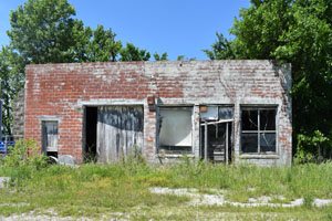 An old business building in Bush City, Kansas by Kathy Alexander.