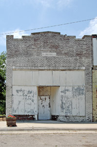 Free Press Building in Colony, Kansas by Kathy Alexander.