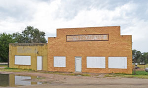 An old business building in Dundee, Kansas by Kathy Alexander.