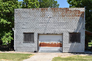 Old garage in Earlton, Kansas by Kathy Alexander.