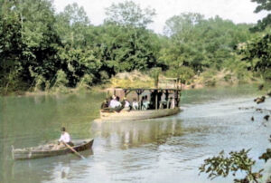 Neosho River Boats at Erie, Kansas.