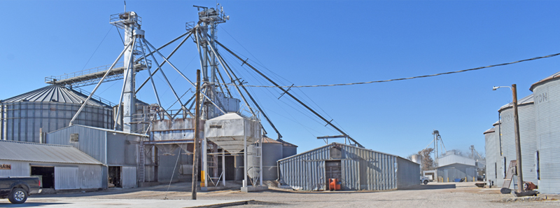 Silos in Erie, Kansas by Kathy Alexander.