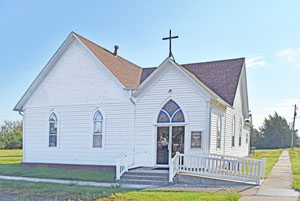 St. Paul Lutheran Church in Galatia, Kansas by Kathy Alexander.