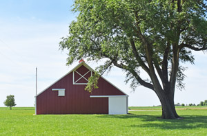 Barn in Harris, Kansas by Kathy Alexander.