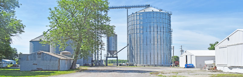 Beachner Grain Company, Harris, Kansas by Kathy Alexander.