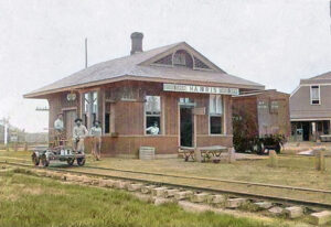 Harris, Kansas Depot.