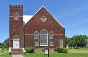 Bible Church in Savonburg, Kansas by Kathy Alexander.