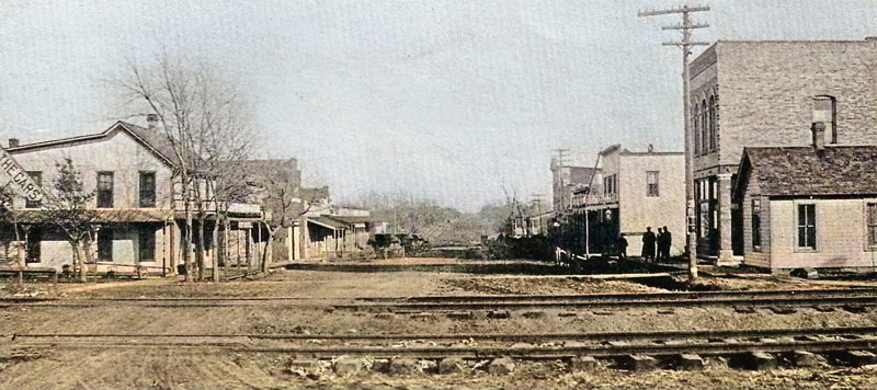 Savonburg, Kansas in the early 1900s.