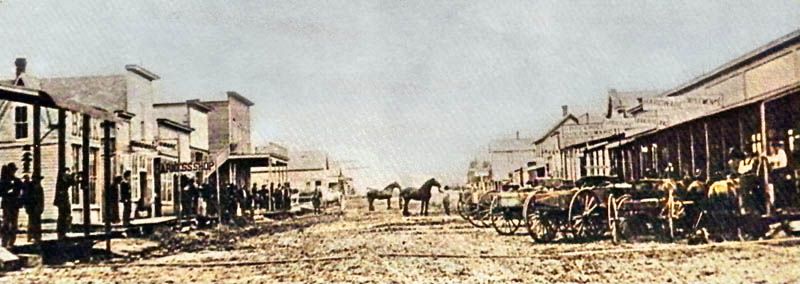 Savonburg, Kansas in 1898.