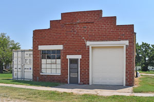 Old business building in Susank, Kansas by Kathy Alexander.