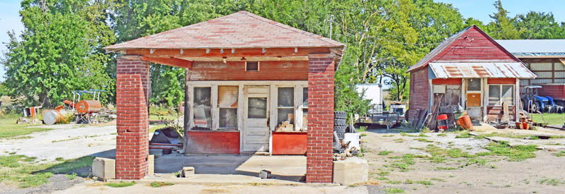 Talmo, Kansas Business Buildings by Kathy Alexander.