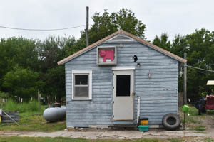 Old building in Blaine, Kansas by Kathy Alexander.