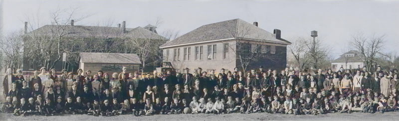 Burrton, Kansas Students in about 1915.