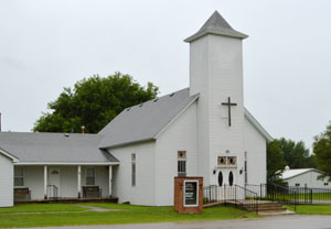 Cassoday, Kansas Church by Kathy Alexander.