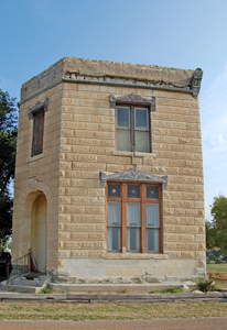 Old Coolidge State Bank Building, by Kathy Alexander.