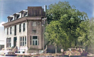 Old Silver Star Hotel in Coolidge, Kansas was razed in the 1960s.