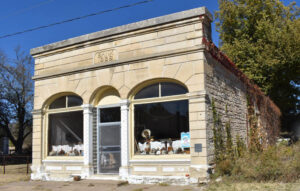 Old People's Exchange Bank in Elmdale, Kansas by Kathy Alexander.