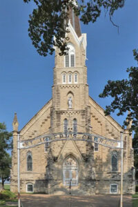 St. Joseph's Catholic Church in Flush, Kansas.