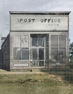 Post office in Formoso, Kansas.