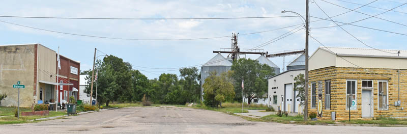 Main Street in Formoso, Kansas by Kathy Alexander.