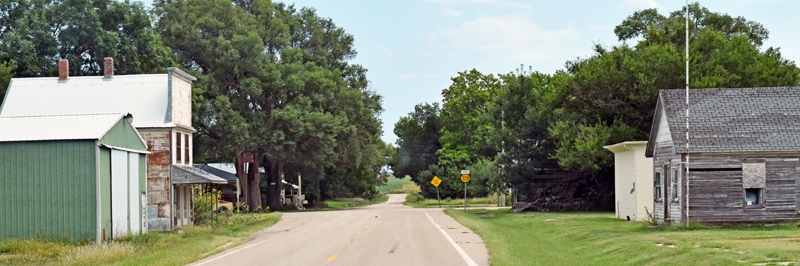 Ionia, Kansas Main Street by Kathy Alexander.