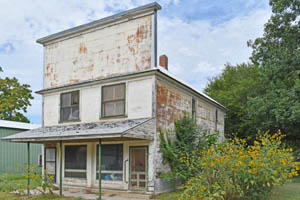 A old business building in Ionia, Kansas by Kathy Alexander.