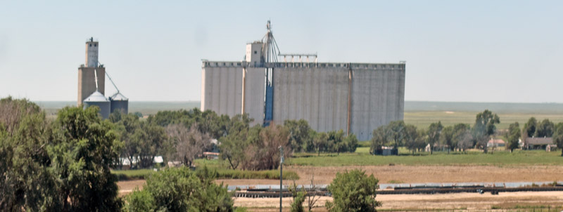 Kendall, Kansas Town View by Kathy Alexander.