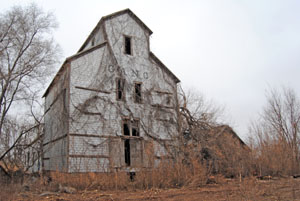 An old silo in Lake City, Kansas by Kathy Alexander.