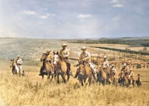 Matfield Green stockyards, 1950.