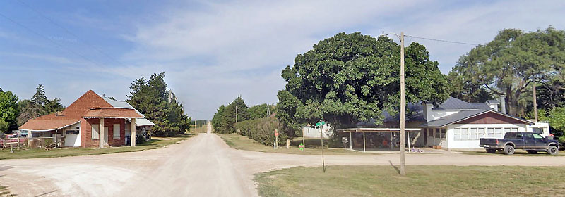 Cedar Road in North Branch, Kansas, courtesy Google Maps.