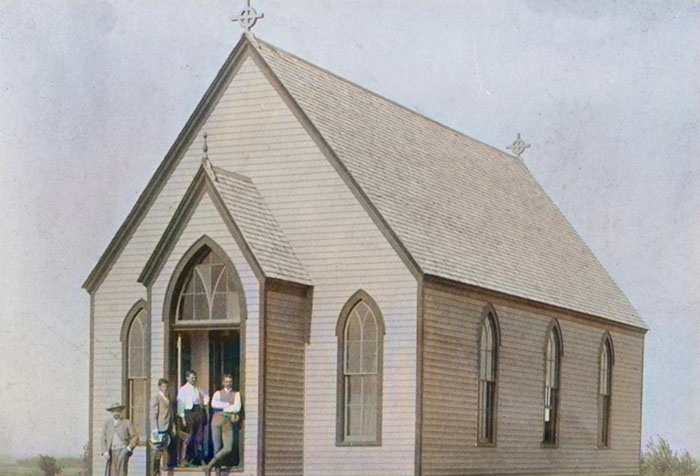 St. Patrick's Episcopal Church in Runnymede, about, 1885.