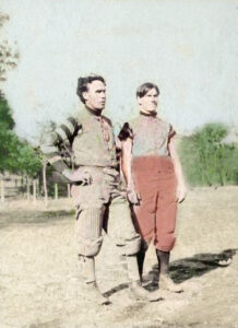 Football players at St. Mary's School, 1902.