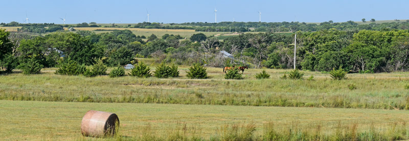 Washington County, Kansas landscape, by Kathy Alexander.