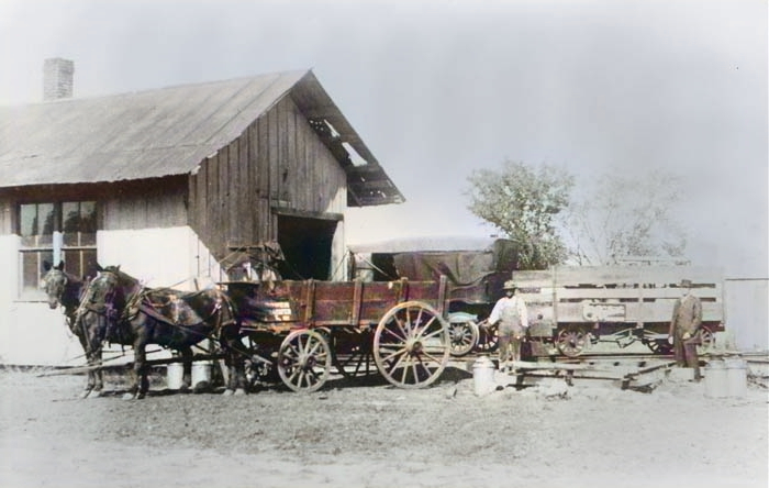 Depot in Westmoreland, Kansas.