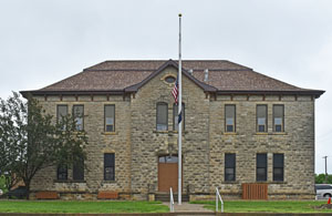 Old Elementary School in Westmoreland, Kansas by Kathy Alexander.