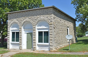 Old bank building in Wheaton, Kansas by Kathy Alexander.