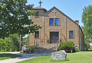 Lutheran Church in Wheaton, Kansas by Kathy Alexander.