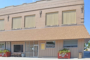 Almena, Kansas Business Building by Kathy Alexander.