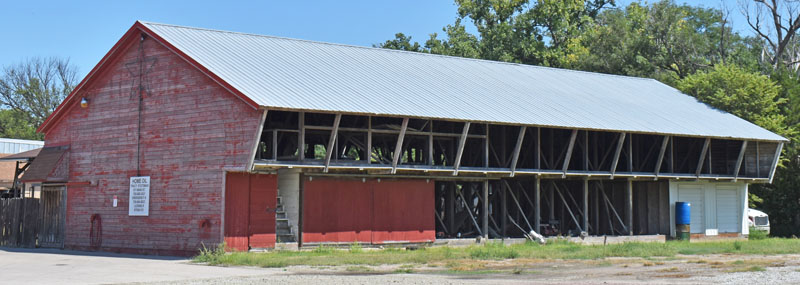 An old lumber yard in Almena, Kansas by Kathy Alexander.