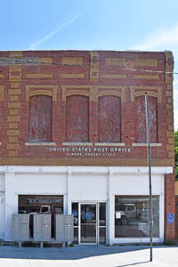 Almena, Kansas post office by Kathy Alexander.