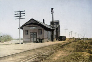 Almena, Kansas Depot.