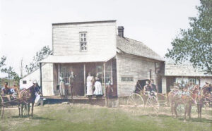 Store-Post Office in Chepstow, Kansas.