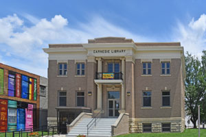 The Clay Center Carnegie Library by Kathy Alexander.