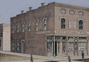 First National Bank in Clay Center, Kansas.