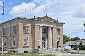 United States Post Office in Clay Center, Kansas by Kathy Alexander.