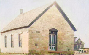 The first Methodist Church in Densmore, Kansas.