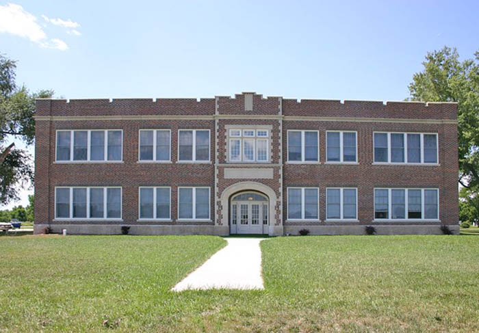 Old Mahaska High School.